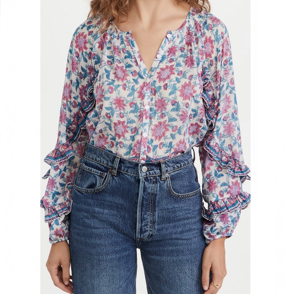 Bell By Alicia Bell Callie Ruffled Blouse